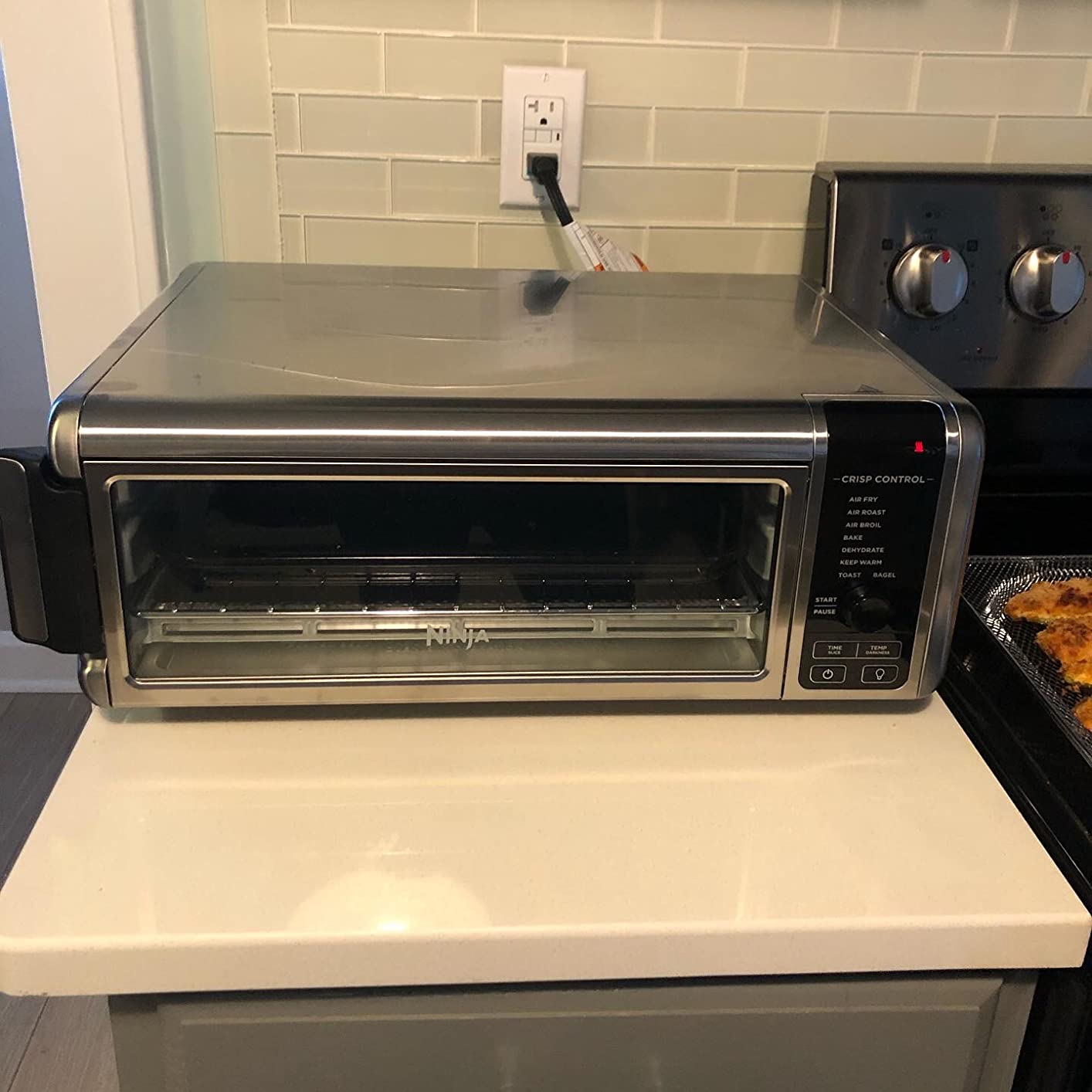 预发布站点、【Appliances】Ninja SP301 Dual Heat Air Fry Countertop 13-in-1 Oven with Extended Height, XL Capacity、-12345