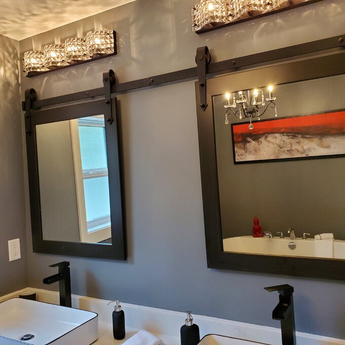 预发布站点、【Home Improvement】Herzberg Rectangle Wood Wall Mirror、-12345