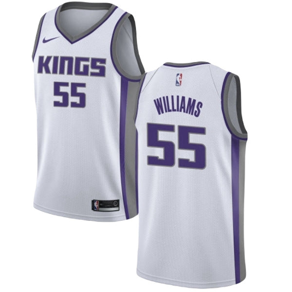 预发布站点、Youth Sacramento Kings Jason Williams Association Jersey - White、FF-CUSTOM-12345