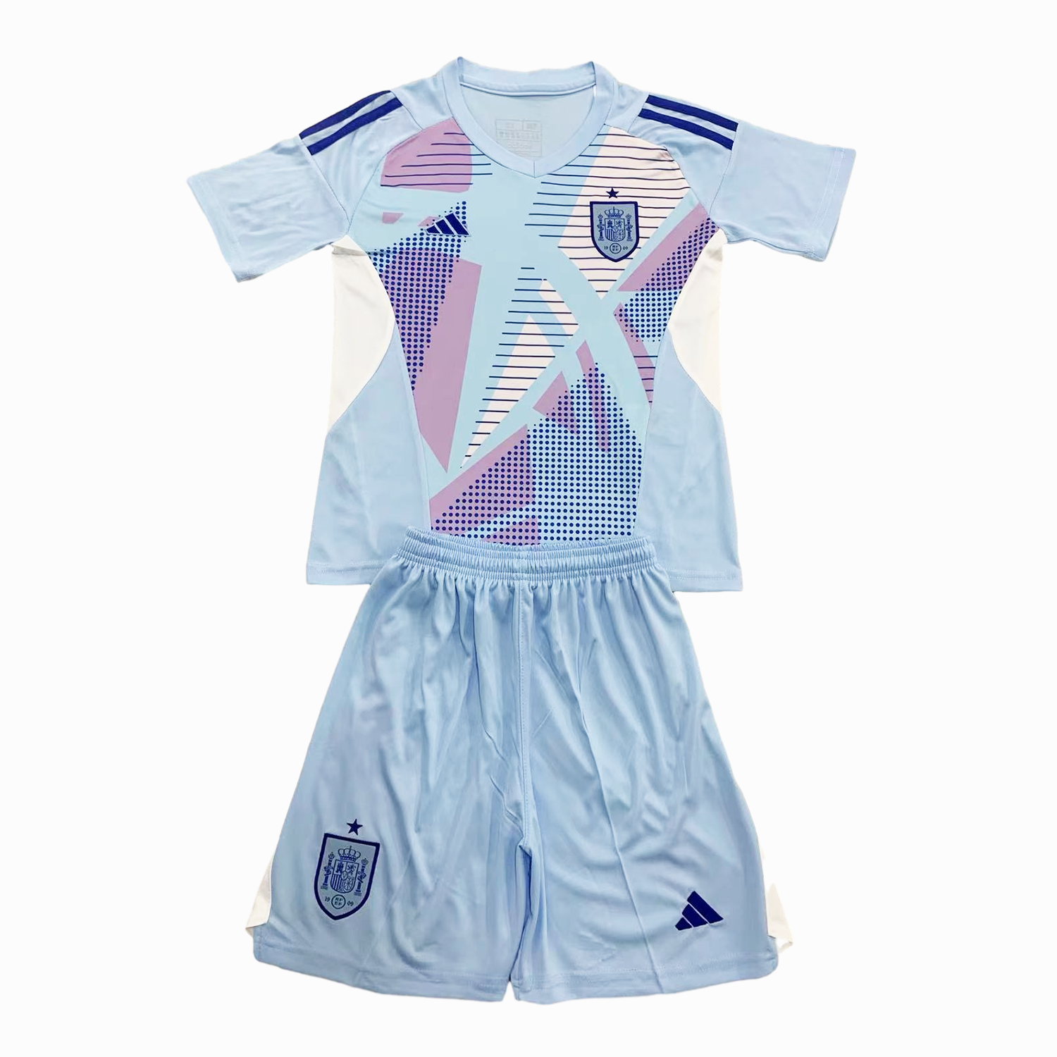 Spain 2024 Goalkeeper Kids Kit - Blue111