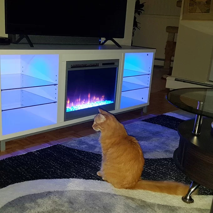 预发布站点、【Furniture】【BS】Vaske TV Stand for TVs up to 70" with Fireplace Included、-12345