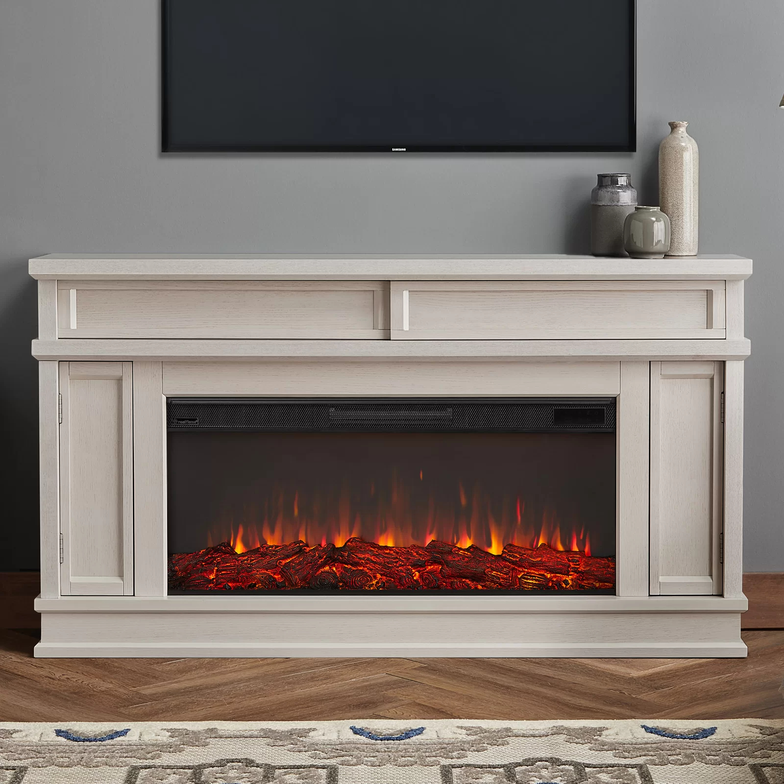 预发布站点、【Home Improvement】Torrey Landscape 60.13'' W Electric Fireplace、-12345