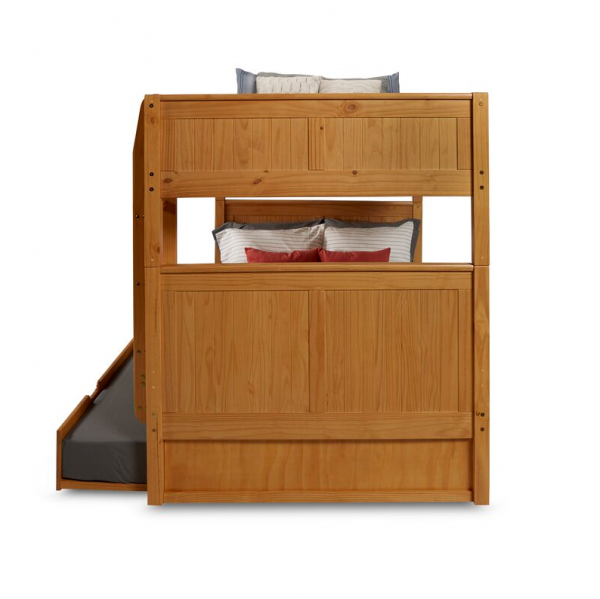 预发布站点、【Furniture】Stig Full Over Full Solid Wood Standard Bunk Bed with Trundle by Harriet Bee、mysite-12345