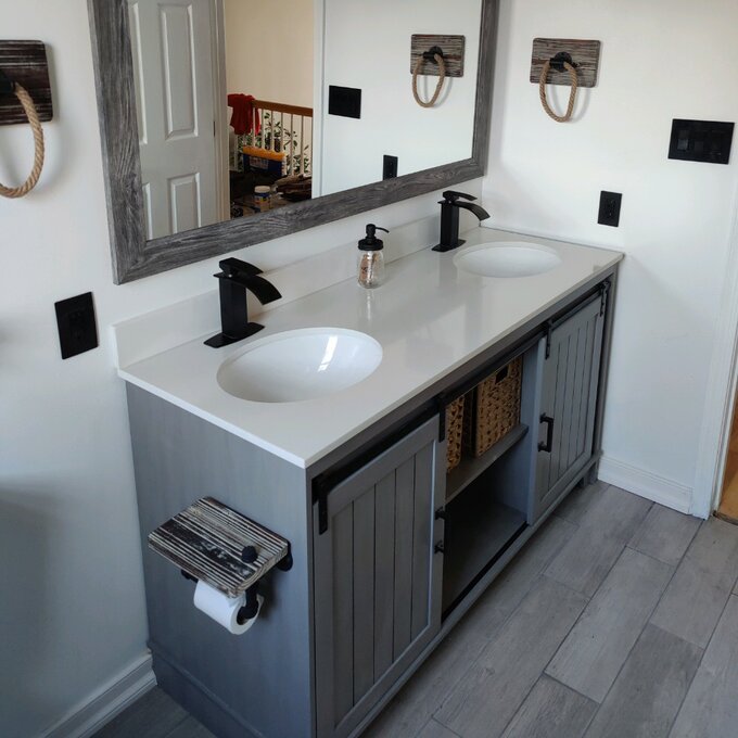 预发布站点、【Home Improvement】Braylen 60" Double Bathroom Vanity Set、-12345