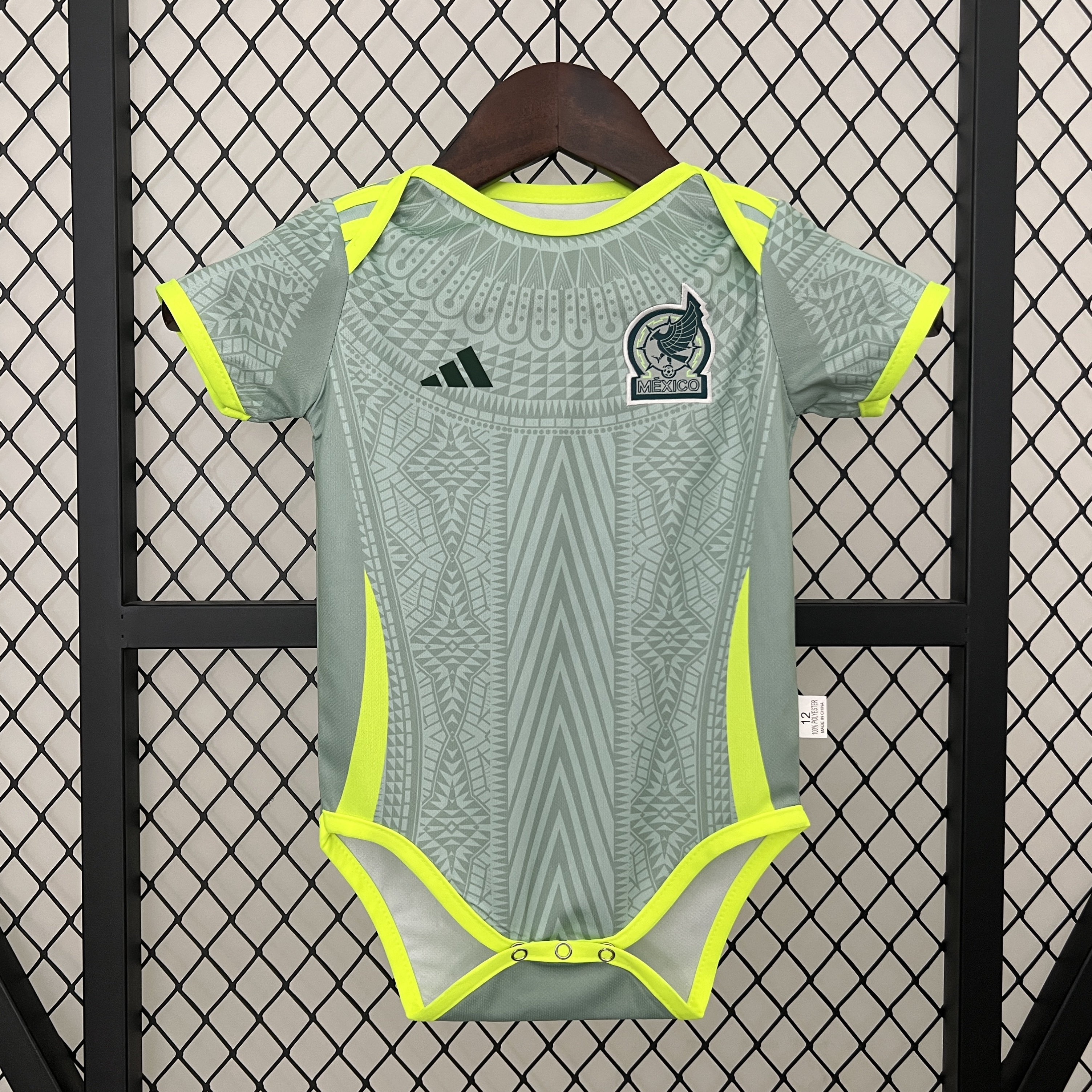 Mexico 24-25 Away Baby Crawling Suit111