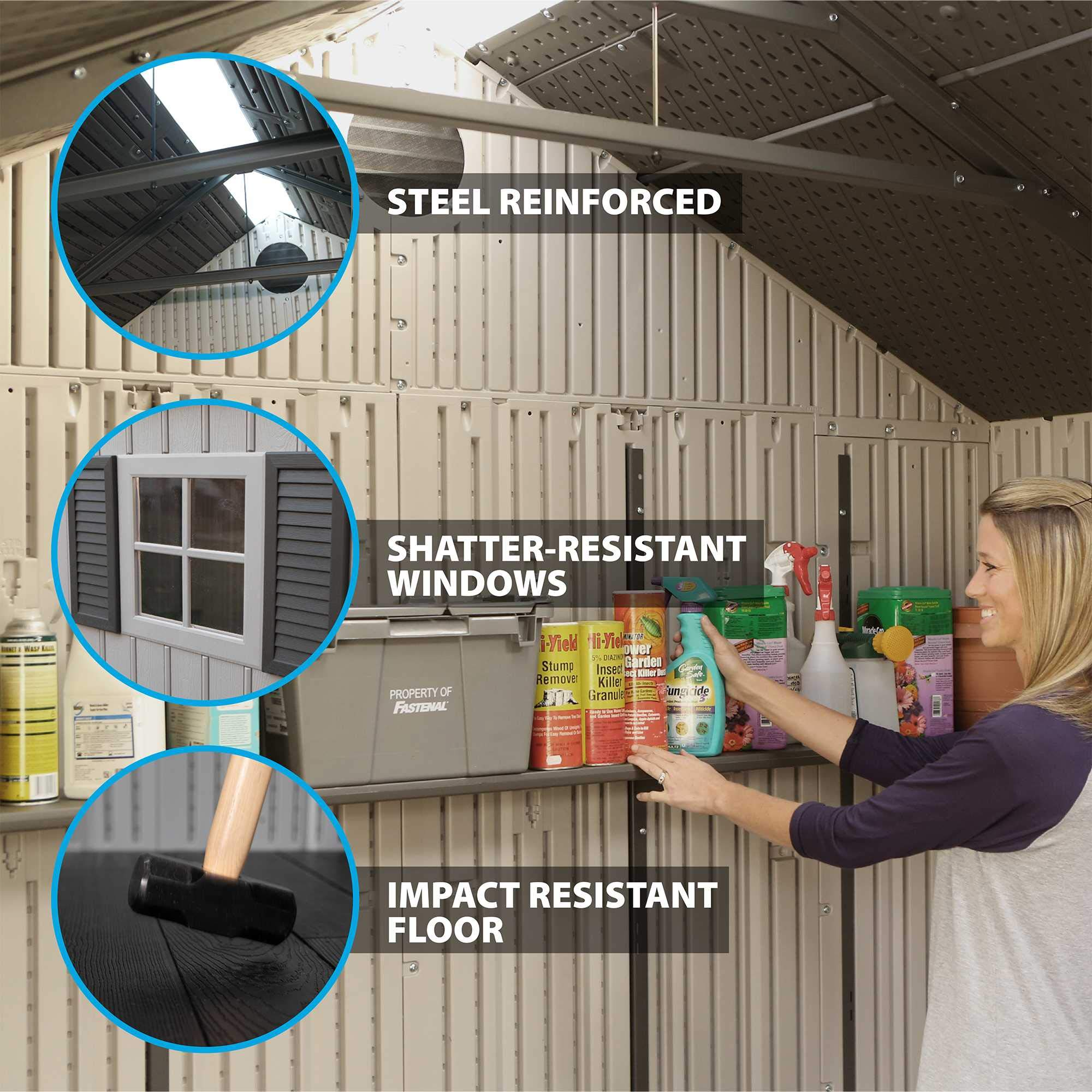 预发布站点、【Storage Shed】20 ft. W x 8 ft. D Plastic Storage Shed、mysite-12345