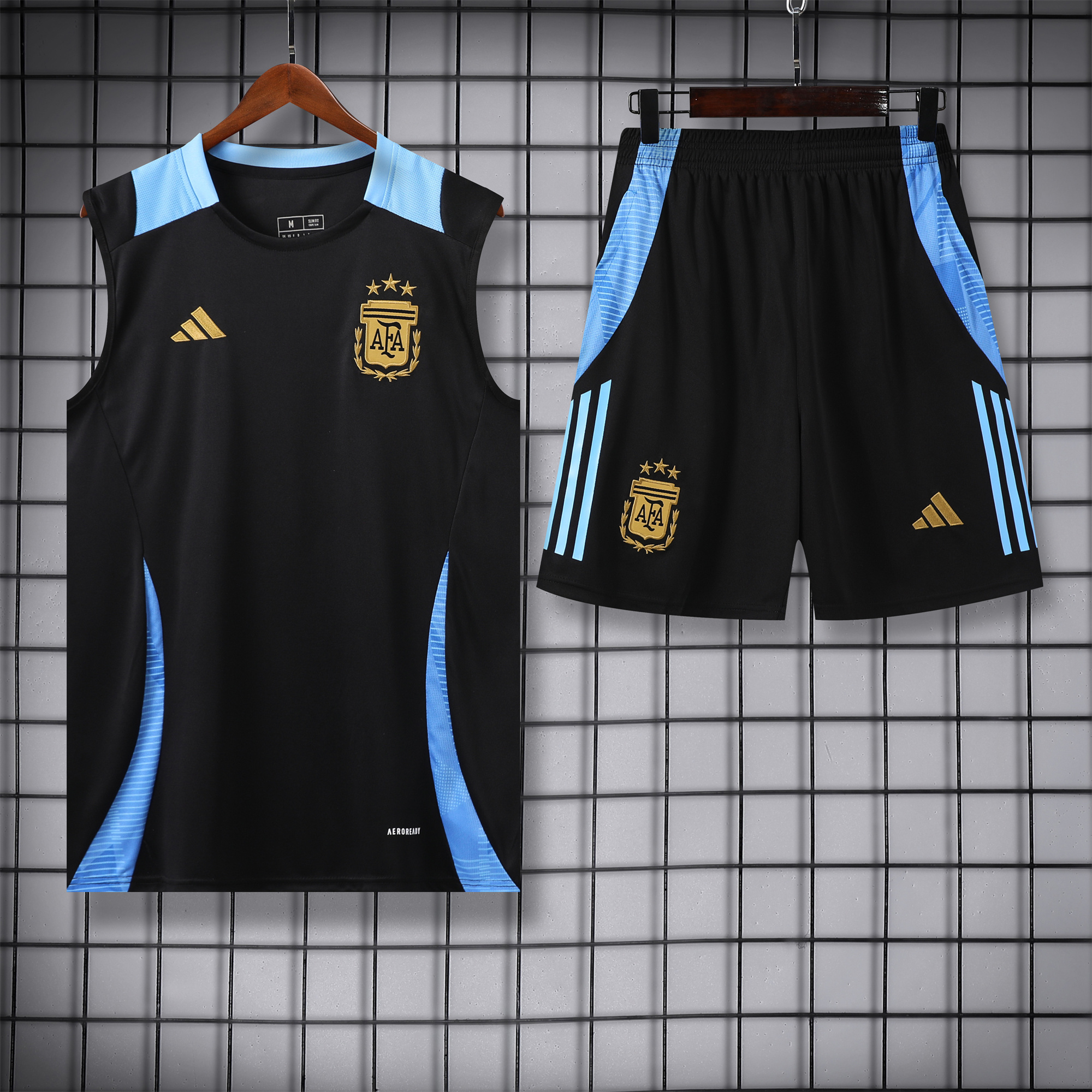 Argentina 24-25 Vest Training Set - Black111