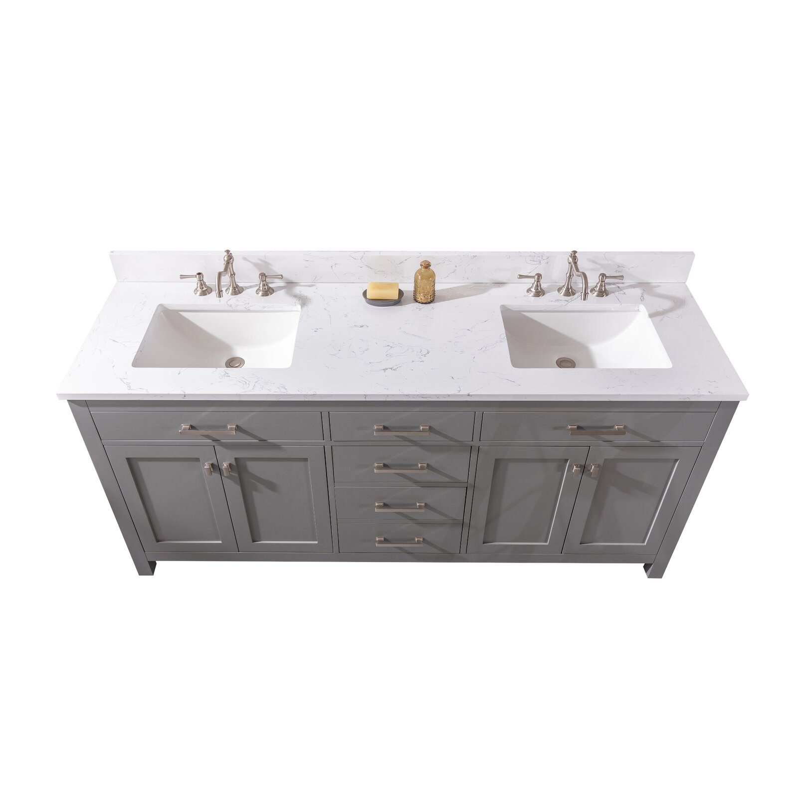 预发布站点、【Home Improvement】Atencio 72" Double Bathroom Vanity Set、-12345