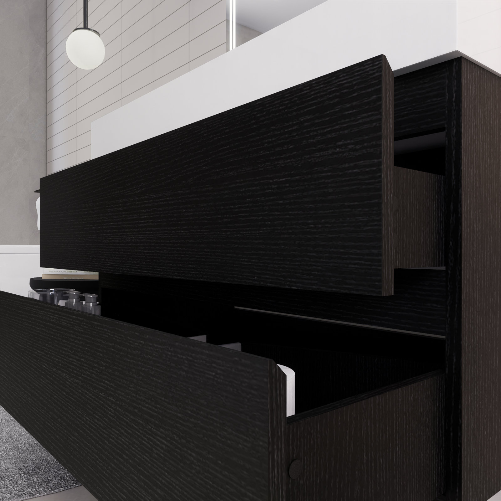 预发布站点、【Home Improvement】Newbold 42'' Wall-Mounted Single Bathroom Vanity Set、-12345