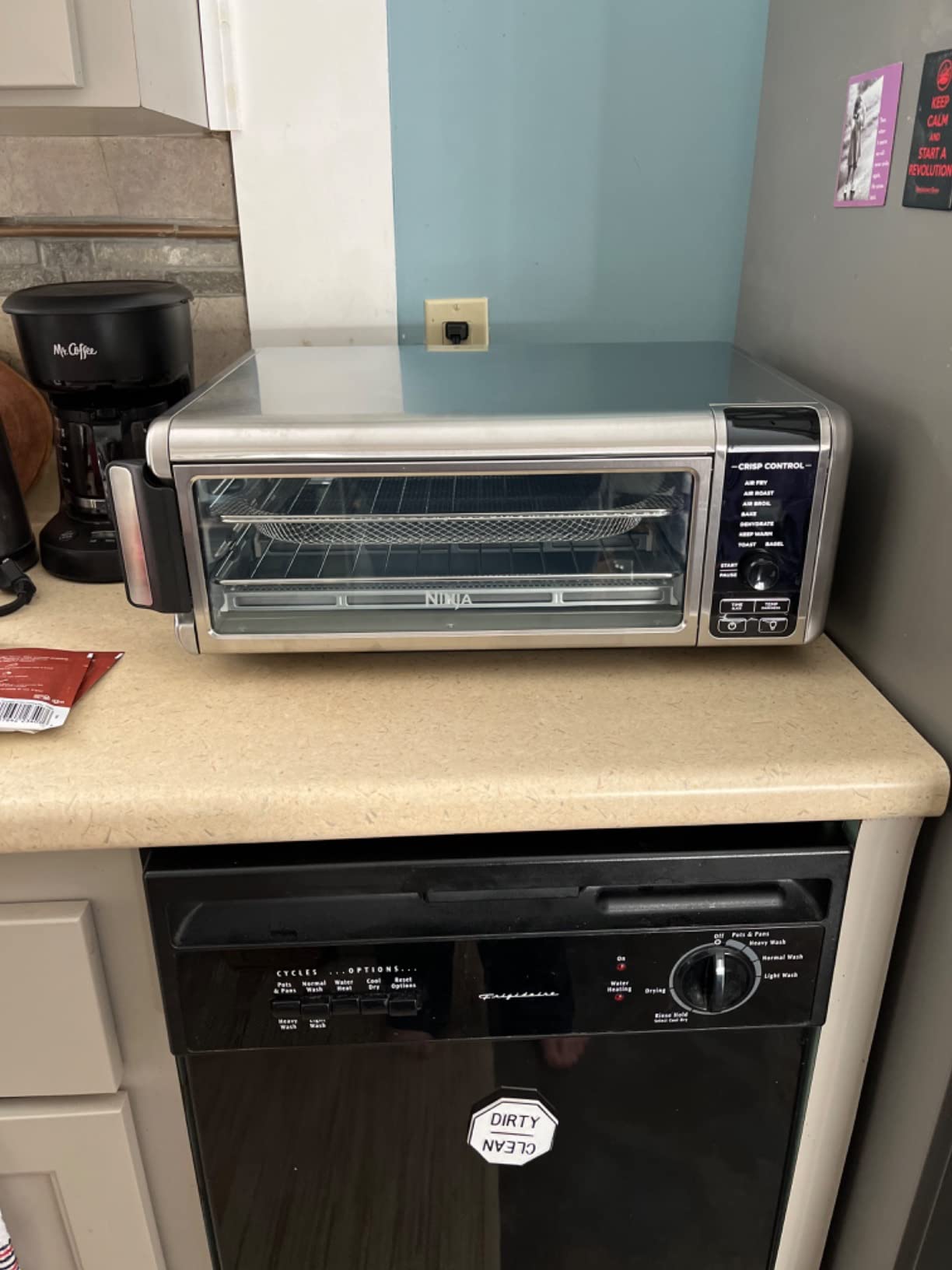 预发布站点、【Appliances】Ninja SP301 Dual Heat Air Fry Countertop 13-in-1 Oven with Extended Height, XL Capacity、-12345