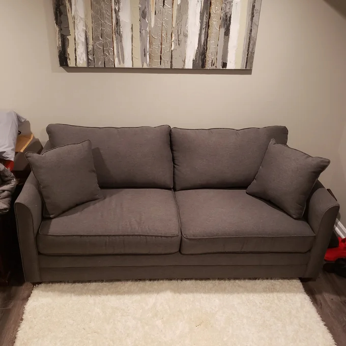 预发布站点、【Furniture】Lourenco 77'' Upholstered Sleeper Sofa、-12345