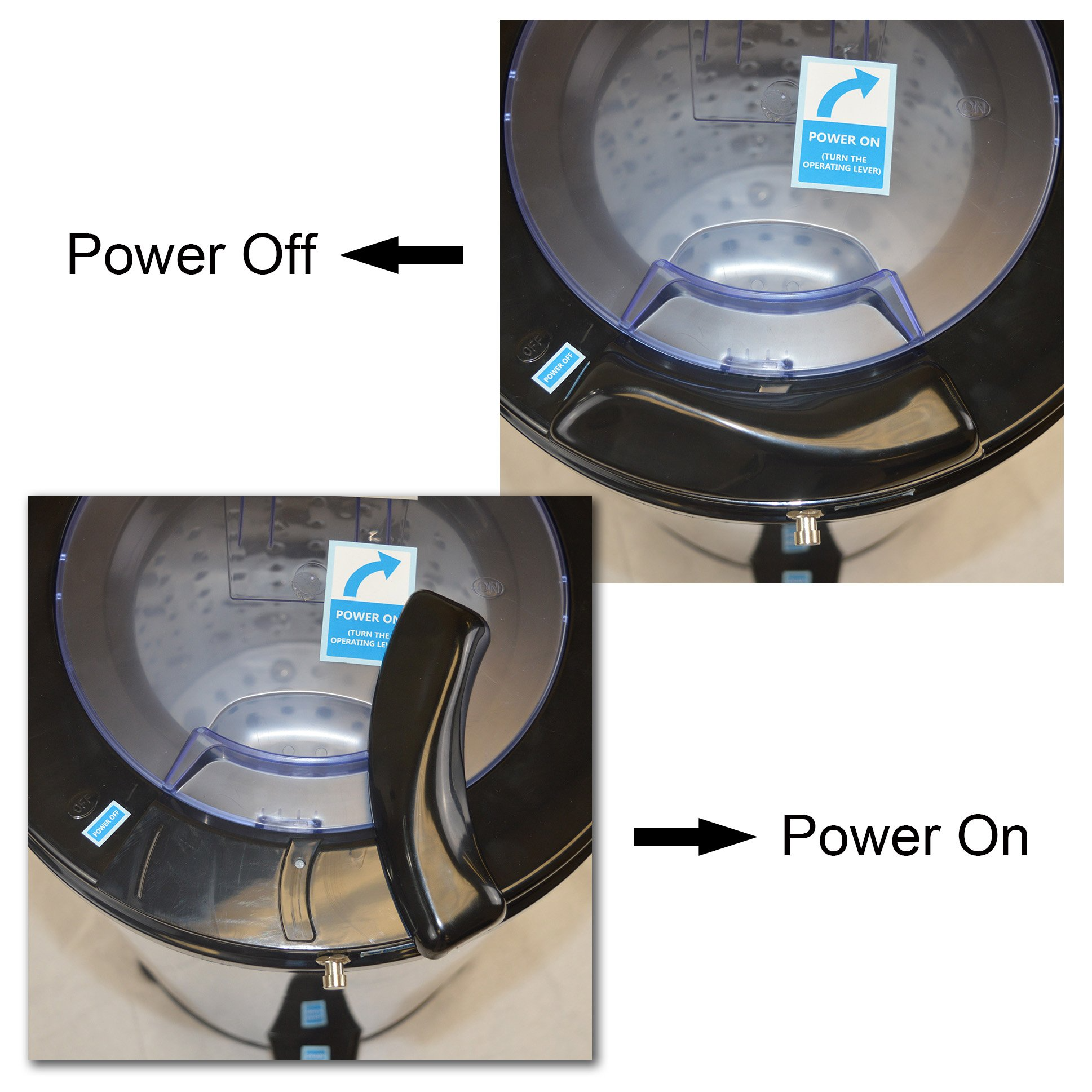 预发布站点、【Appliances】Panda 3200 rpm Portable Spin Dryer 110V/22lbs Stainless Steel、-12345