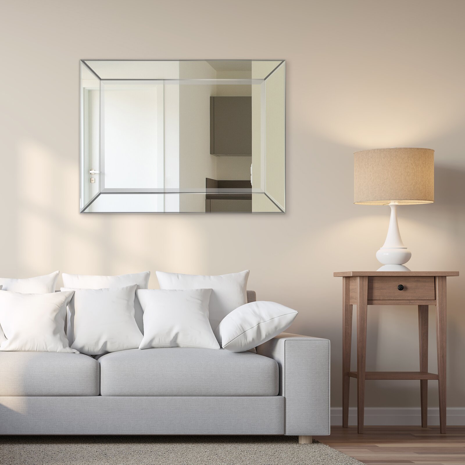 预发布站点、【Home Improvement】Oren Rectangle Glass Wall Mirror、-12345