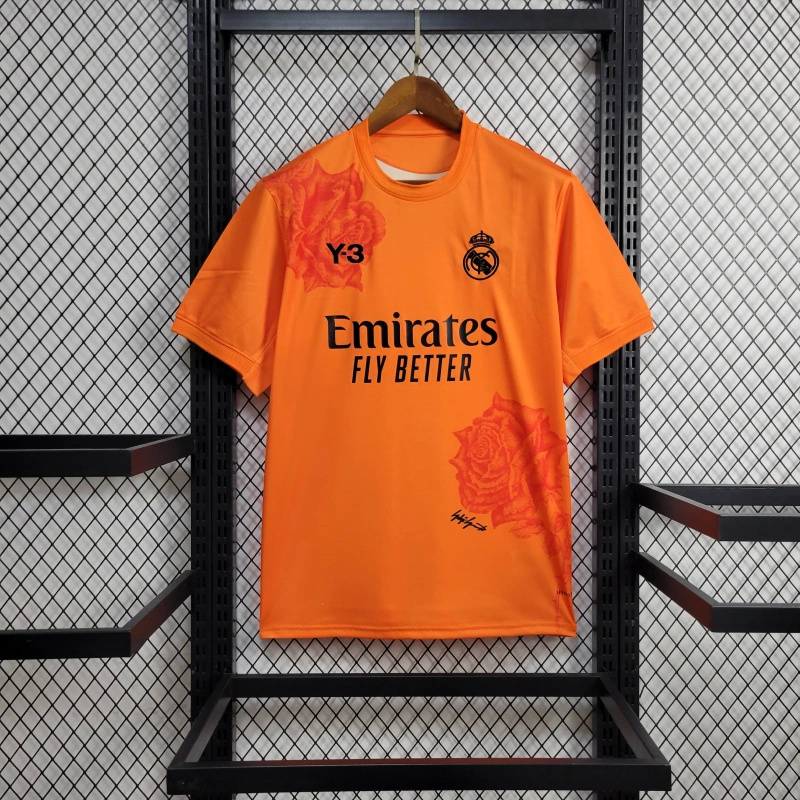 Real Madrid 23-24 Y-3 Orange Special Edition Jersey - Fans Version111