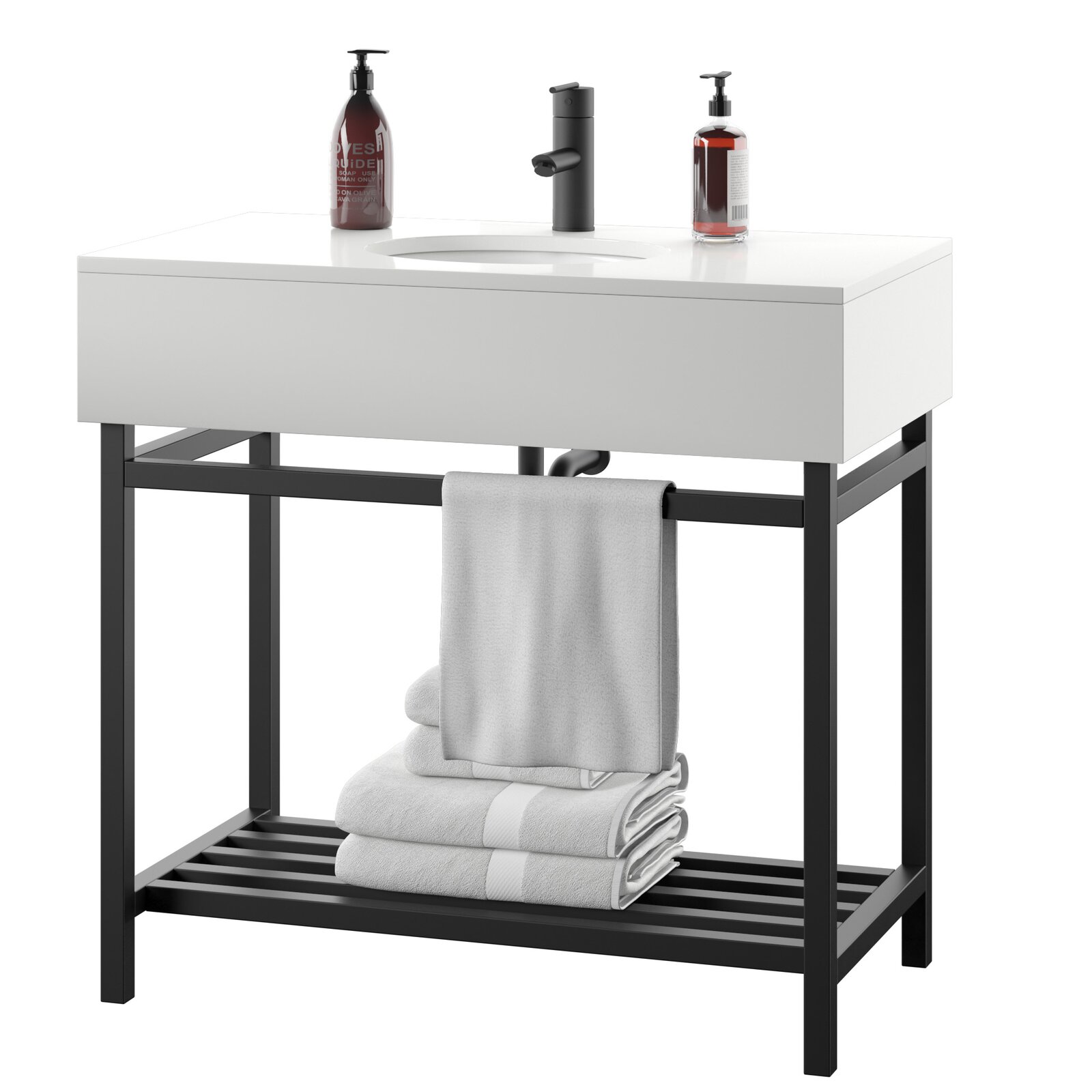预发布站点、【Home Improvement】Whittier 36” Single Bathroom Vanity Set、-12345