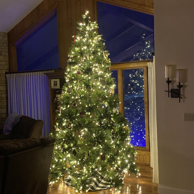 预发布站点、【Décor】Dunhill Fir 120'' Lighted Artificial Fir Christmas Tree、-12345
