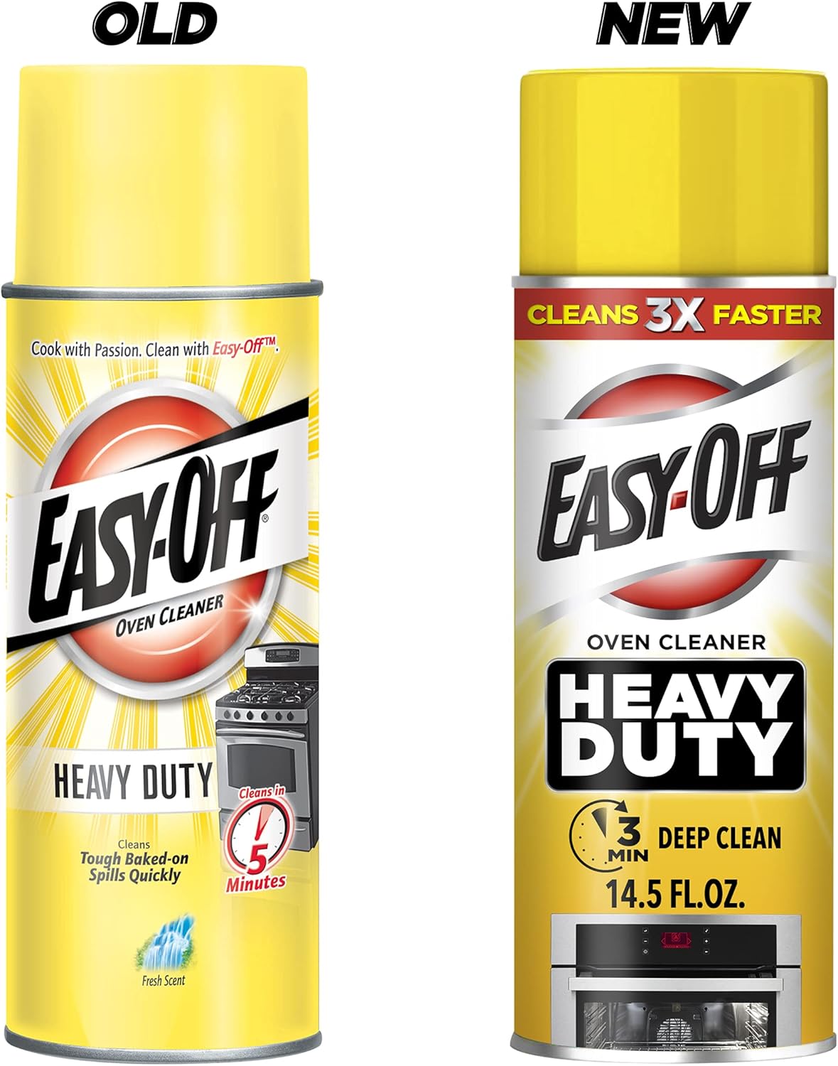 Easy Off Heavy Duty Oven Cleaner, Destroys Tough Burnt on Food and Grease, Lemon Scent, 14.5 oz Can111mysite