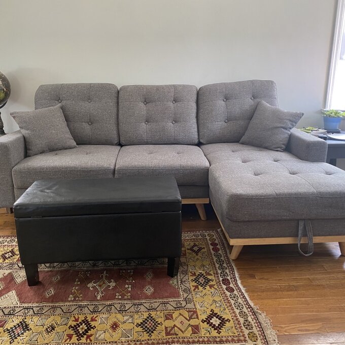 预发布站点、【Furniture】Jaheim 91'' Upholstered Sleeper Sofa、-12345