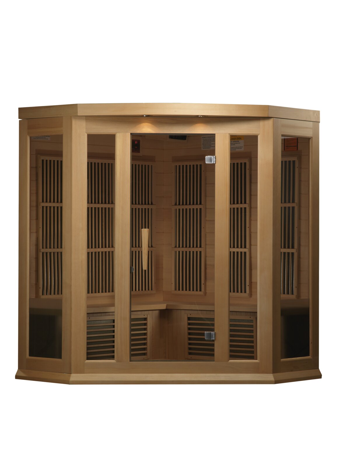 预发布站点、【Sports&Outdoors】Dynamic Infrared Maxxus 3 - Person Indoor FAR Infrared Sauna in Hemlock、-12345