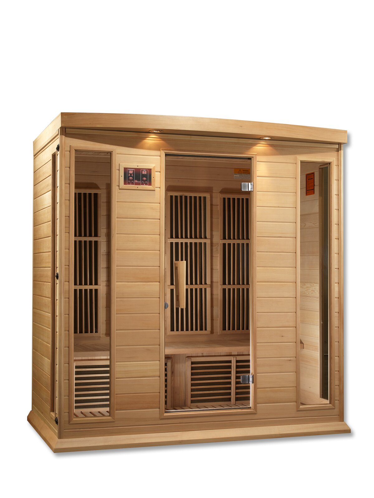 预发布站点、【Sports&Outdoors】Dynamic Infrared 4 - Person Indoor Bluetooth Compatible FAR Infrared Sauna in Hemlock、-12345