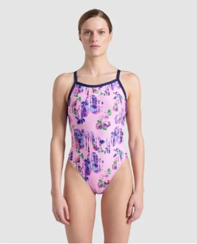 预发布站点、ARENA Women'S Rose Texture Swimsuit Xcross Back、mysite-12345