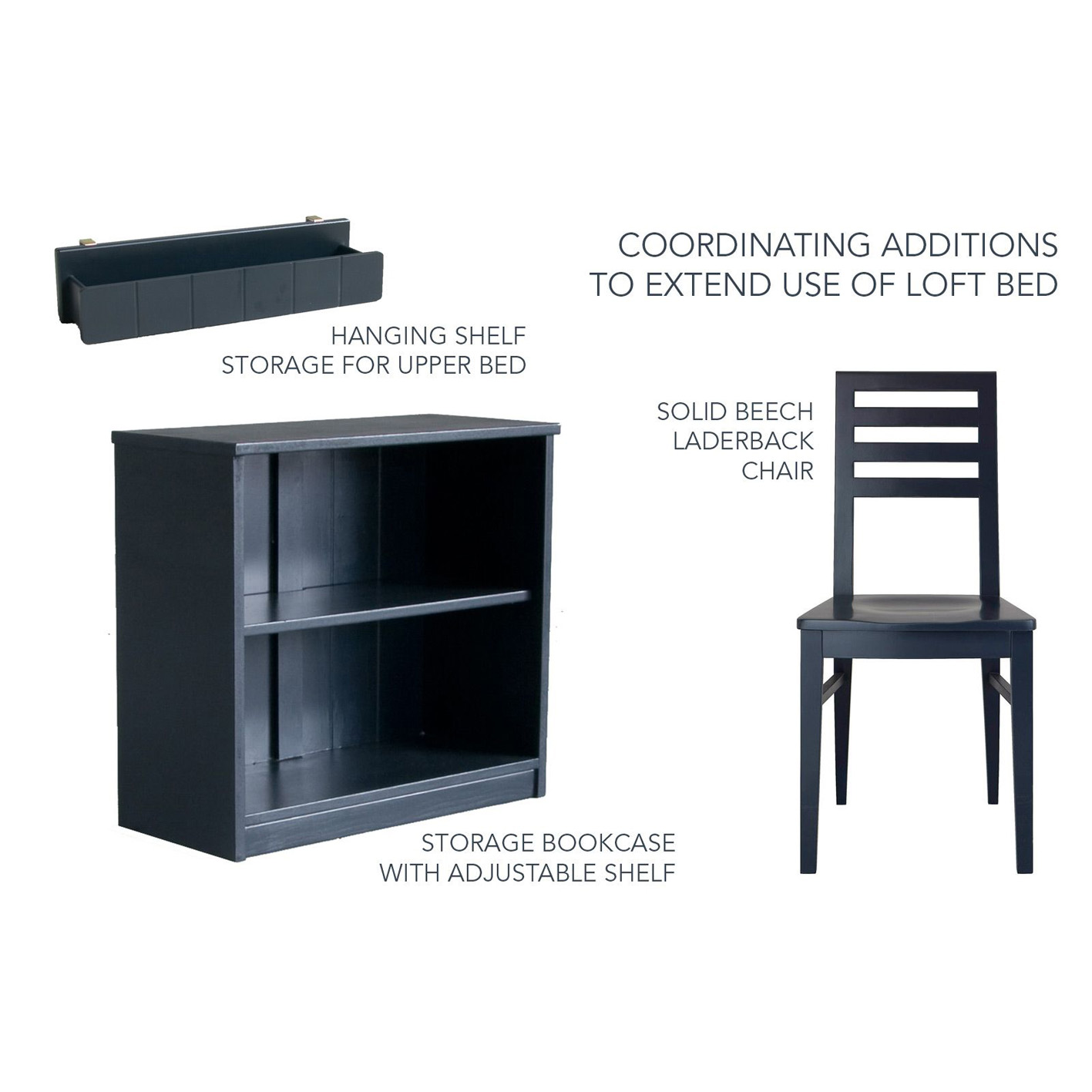 预发布站点、【Furniture】FARGO HIGH SLEEPER LOFT BED WITH FUTON AND STORAGE DESK、-12345