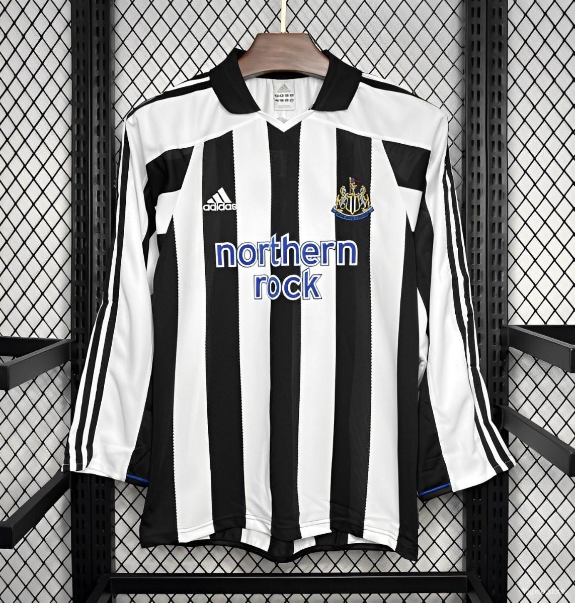 Retro Newcastle United 2003-05 Home Long Sleeve Jersey111