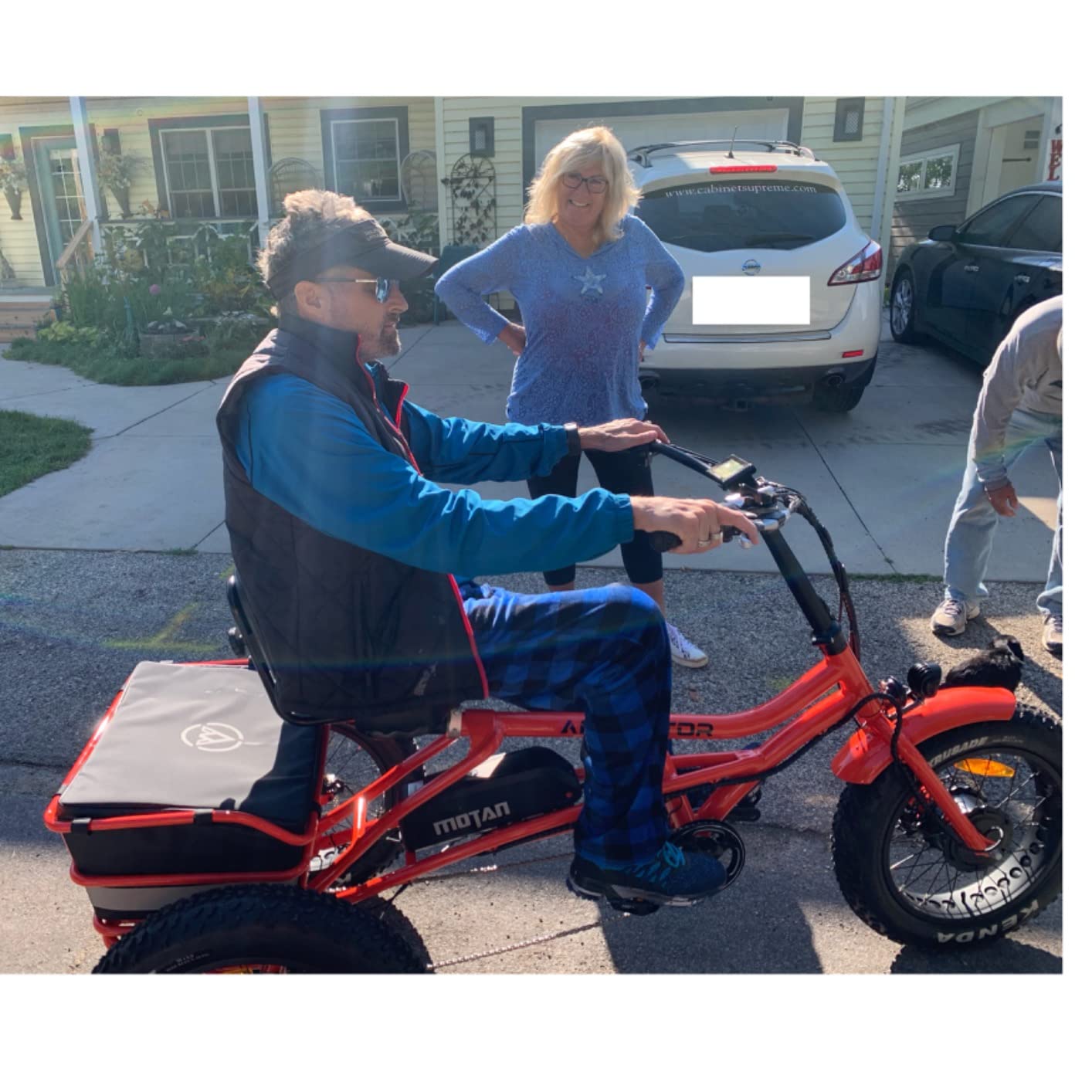 预发布站点、【Sports&Outdoors】Addmotor Motan Electric Trike Adults, 85 MI, 20"x4" Fat Tire 3 Wheel Electric Bicycle、-12345