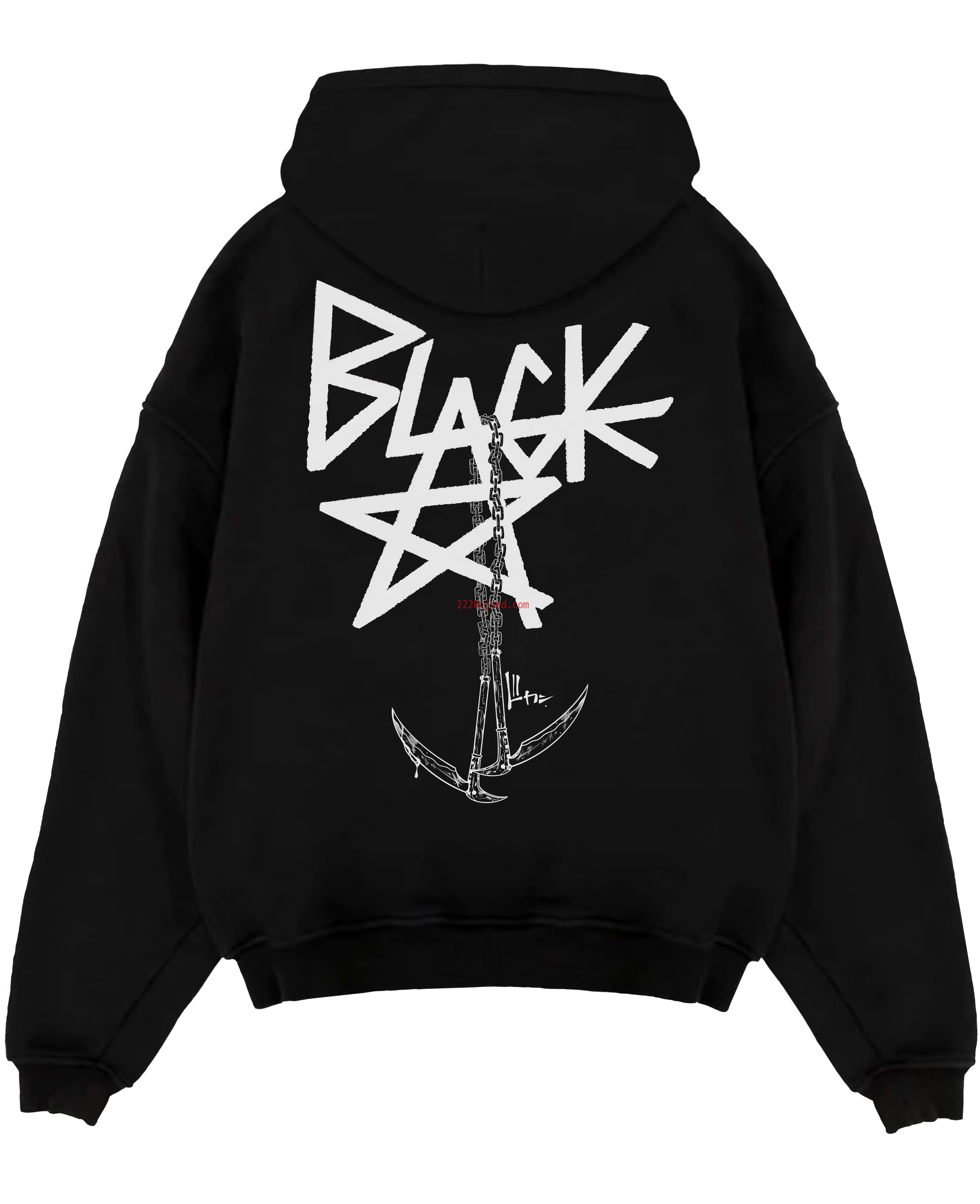 预发布站点、"Blackstar X Chain Scythe - Soul Eater" Hoodie、mysite-12345