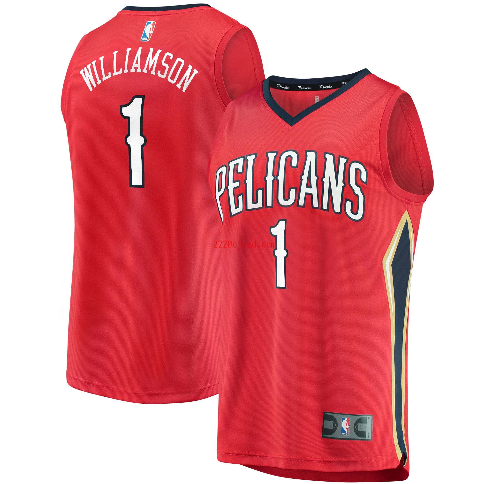 预发布站点、Zion Williamson New Orleans Pelicans Fanatics Branded Replica Fast Break Jersey Red - Statement Edition、FF-CUSTOM-12345