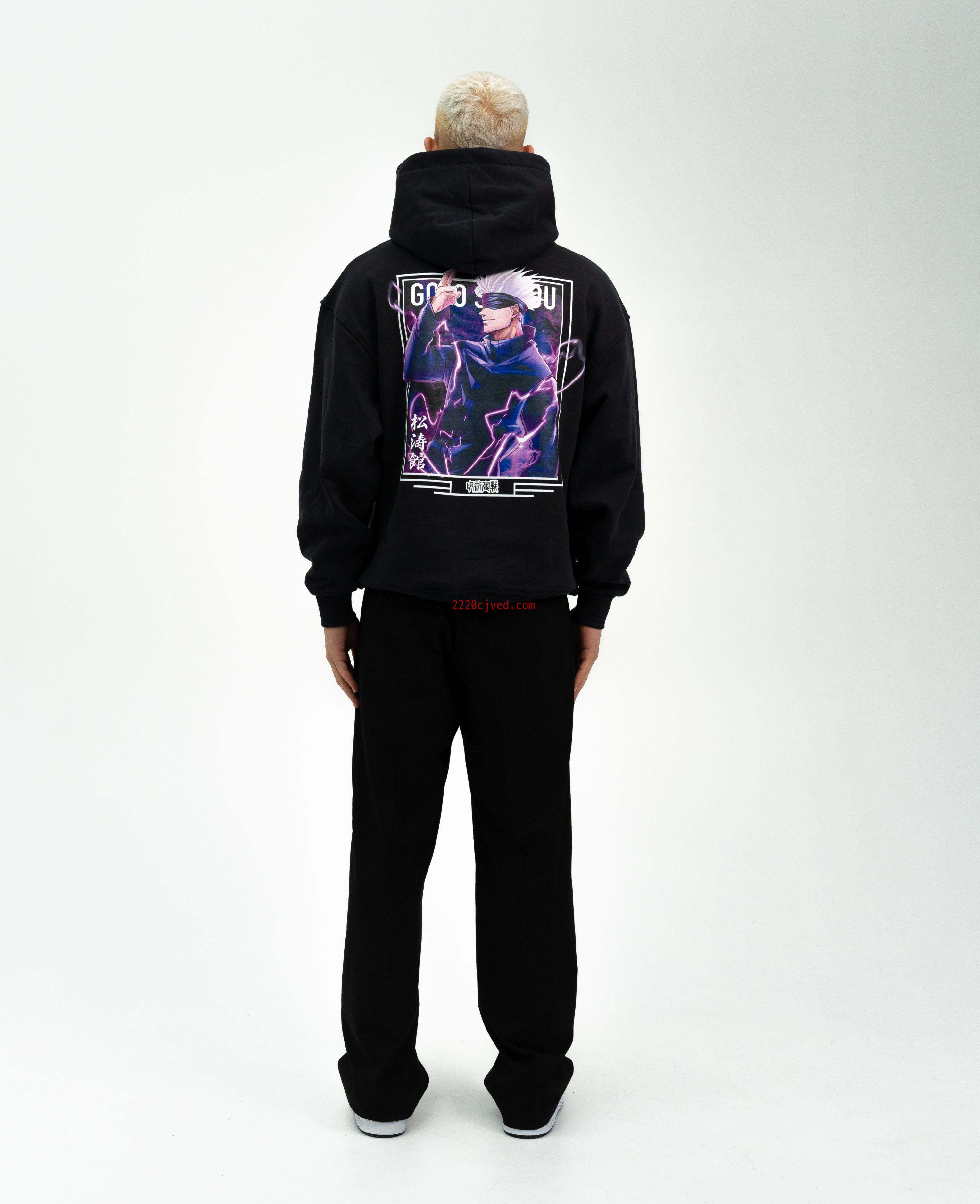 预发布站点、"Satoru Gojo X Purple Lightning - Jujutsu Kaisen" Hoodie、mysite-12345