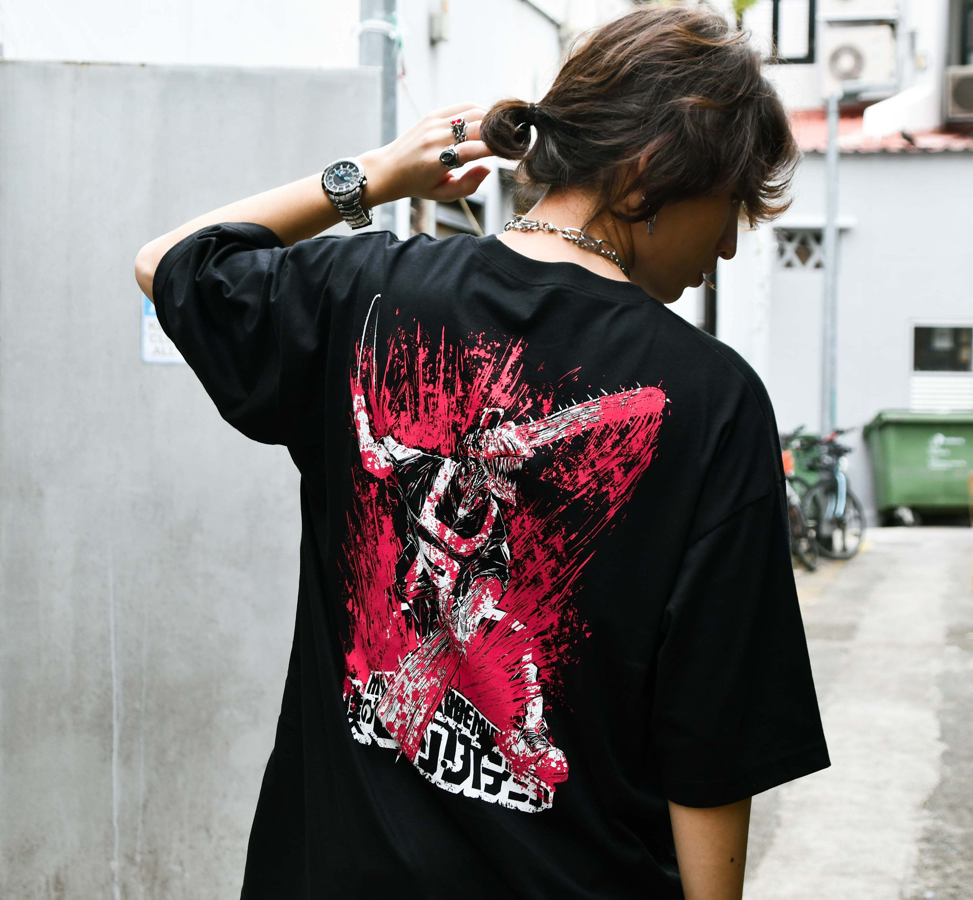 预发布站点、Chainsaw Man x My Hero Academia Oversized T-Shirt、mysite-12345