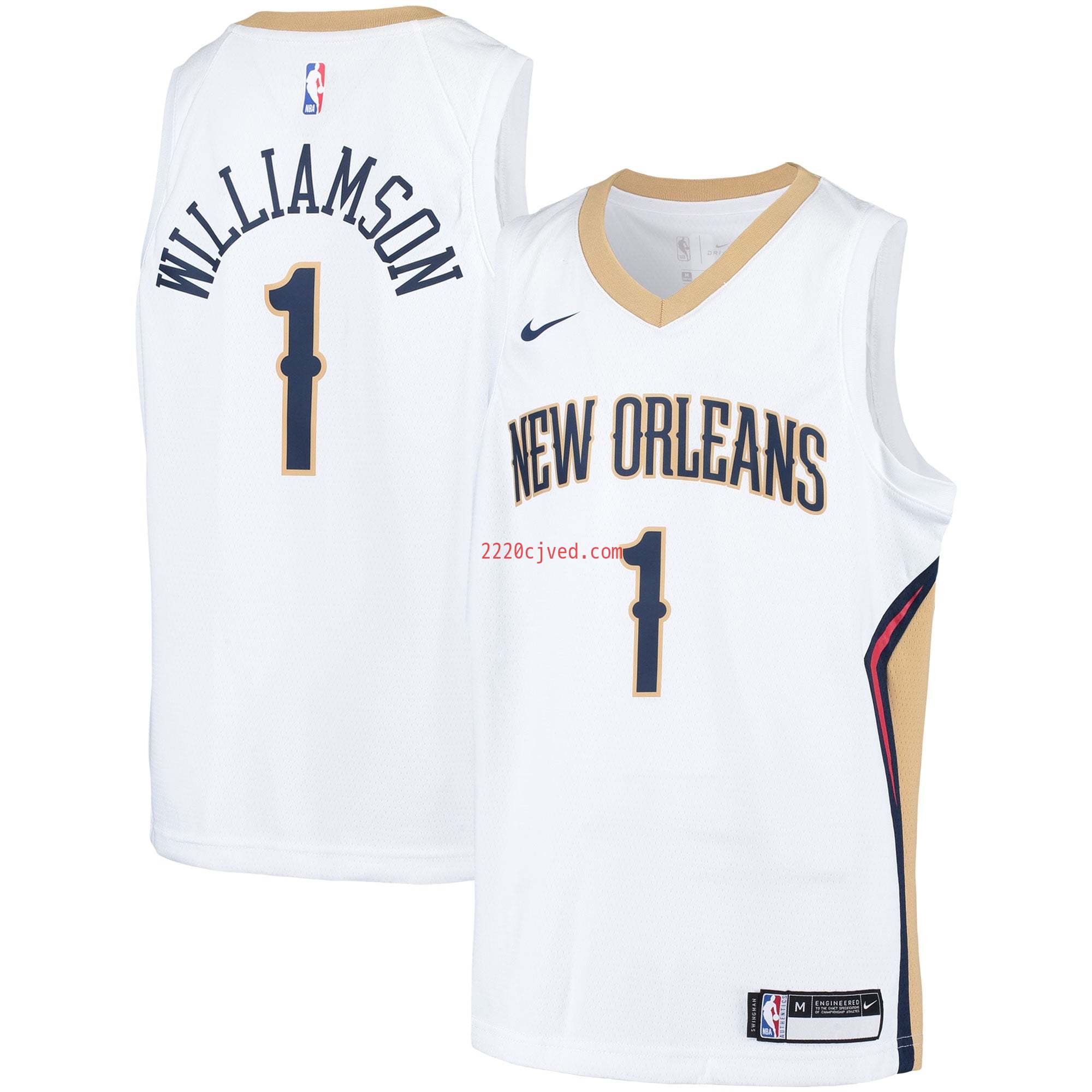 预发布站点、Zion Williamson New Orleans Pelicans Youth Swingman Player Jersey - Association Edition - White、FF-CUSTOM-12345
