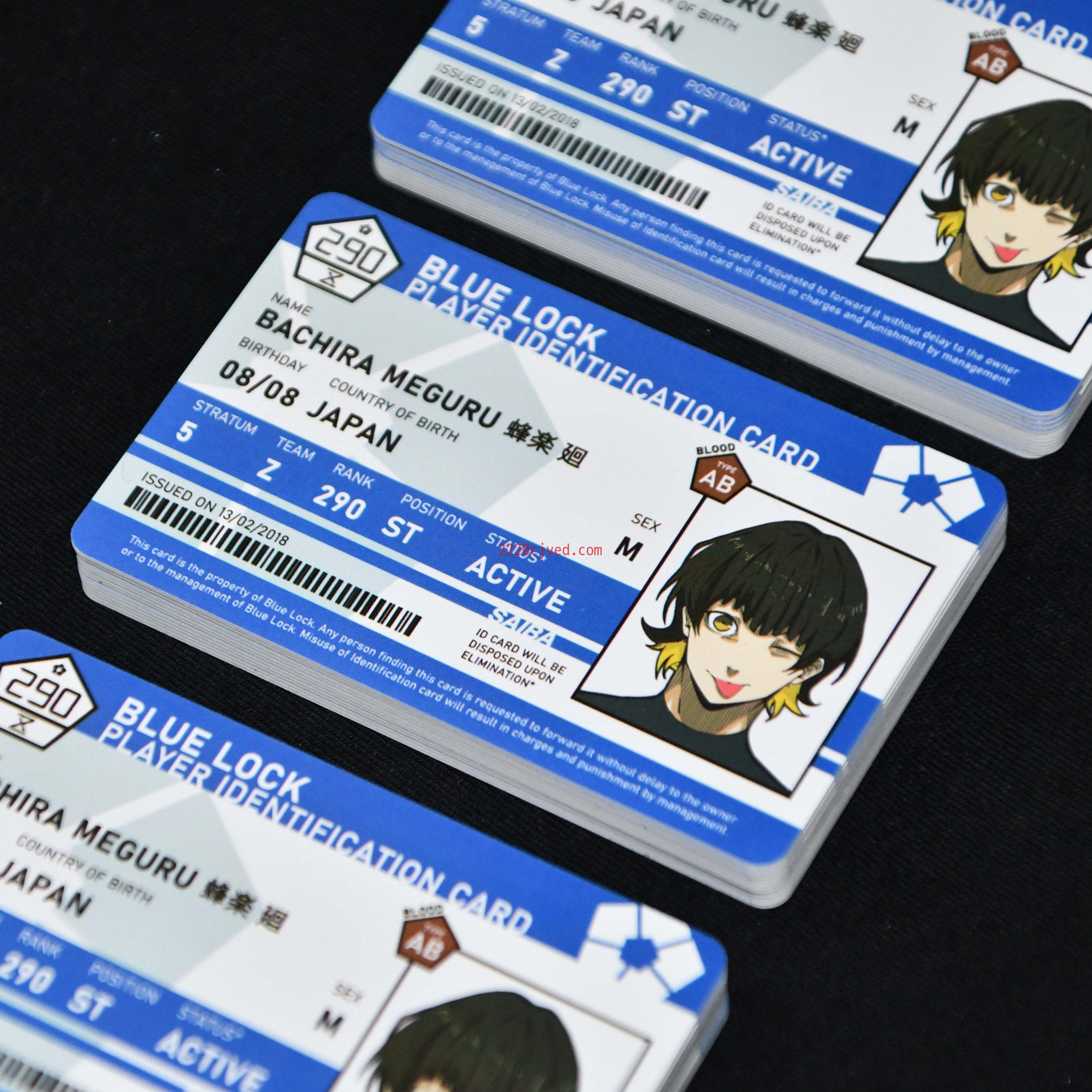 预发布站点、Blue Lock Identification Cards、mysite-12345