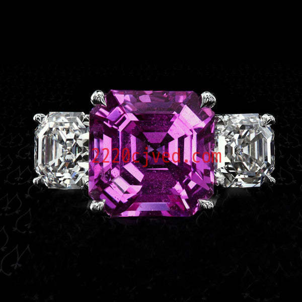 预发布站点、5ct Asscher Cut Amethyst Engagement Ring、testother-12345