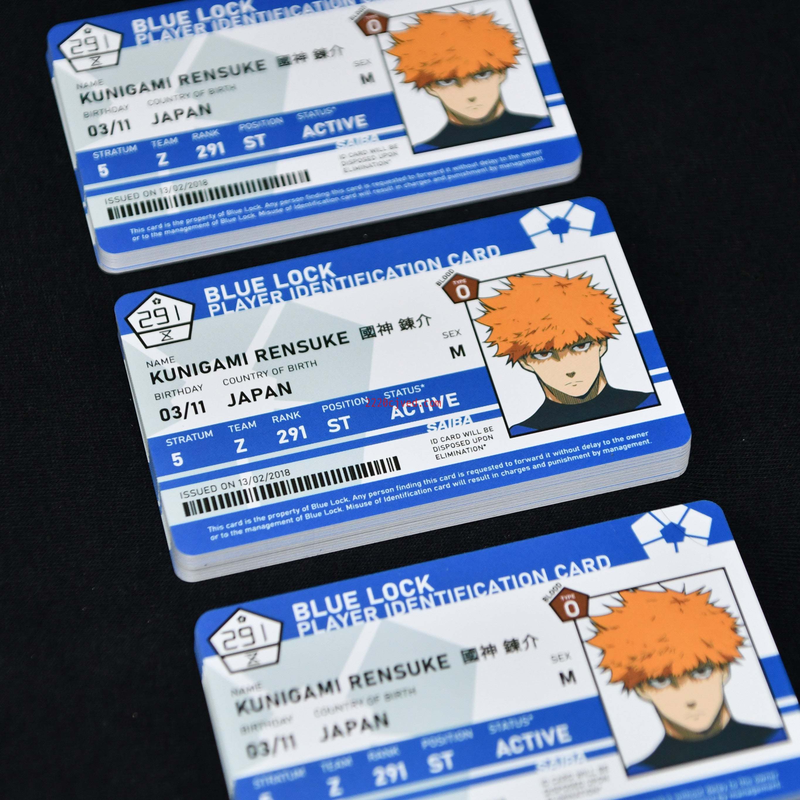 预发布站点、Blue Lock Identification Cards、mysite-12345