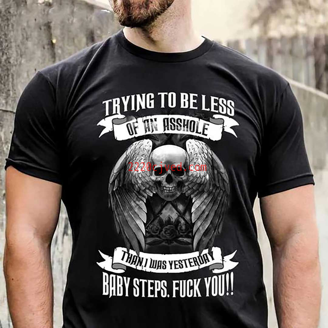 预发布站点、Trying to be a less of an asshole skeleton men's t-shirt、xsh-12345