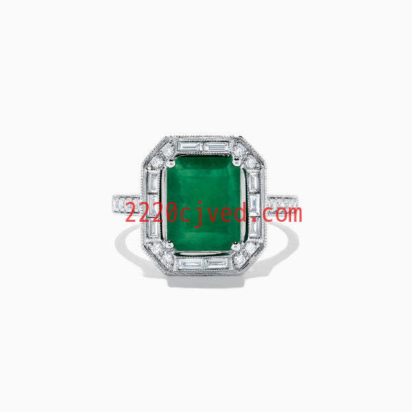 预发布站点、5.2ct Art Deco Halo Emerald Cut Engagement Ring、testother-12345