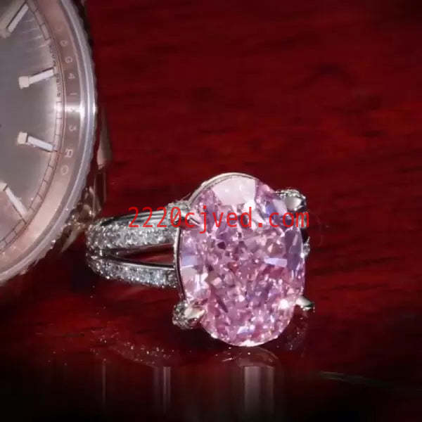 预发布站点、5ct Oval Cut Pink Sapphire Engagement Ring、testother-12345