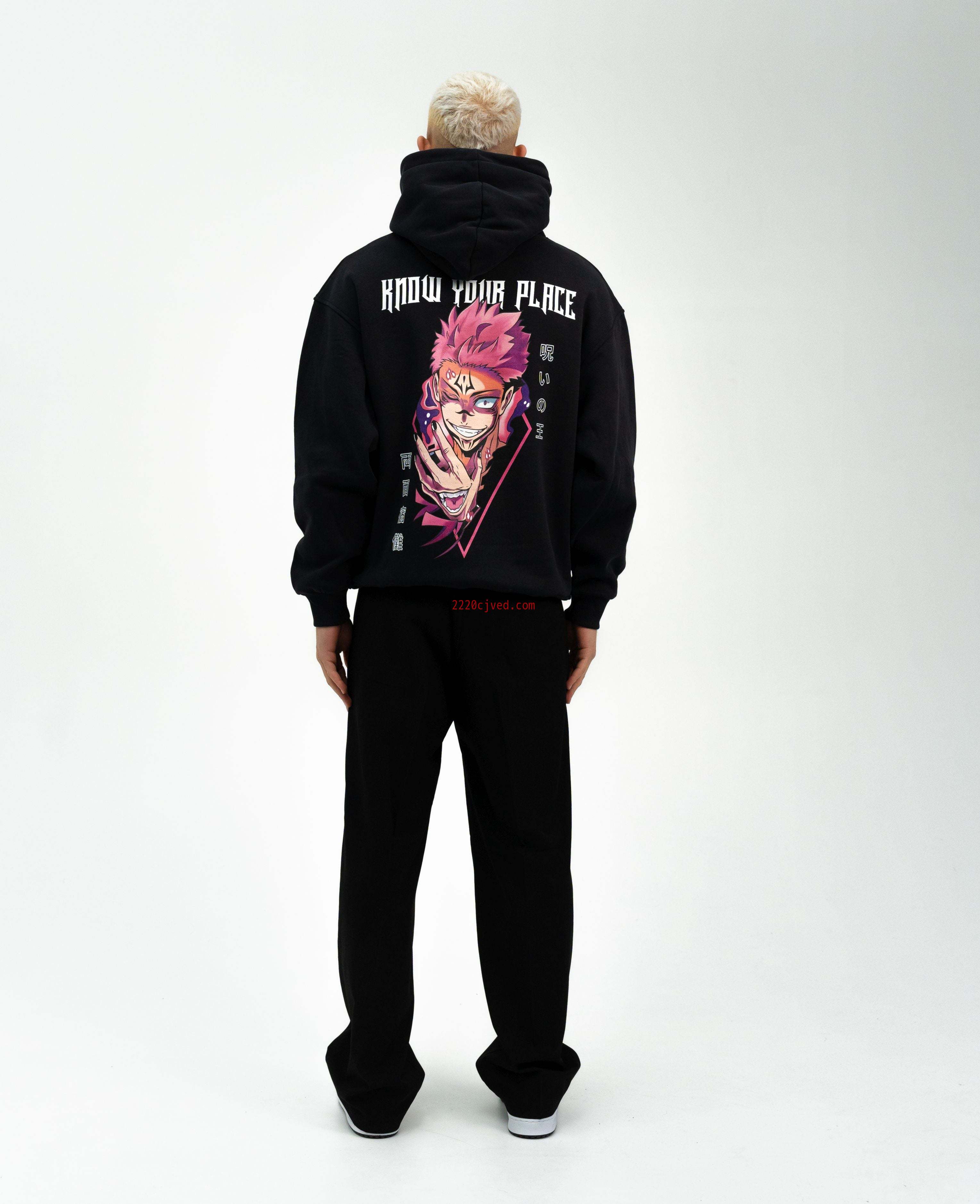 预发布站点、"Sukuna X Know your place - Jujutsu Kaisen" Hoodie、mysite-12345