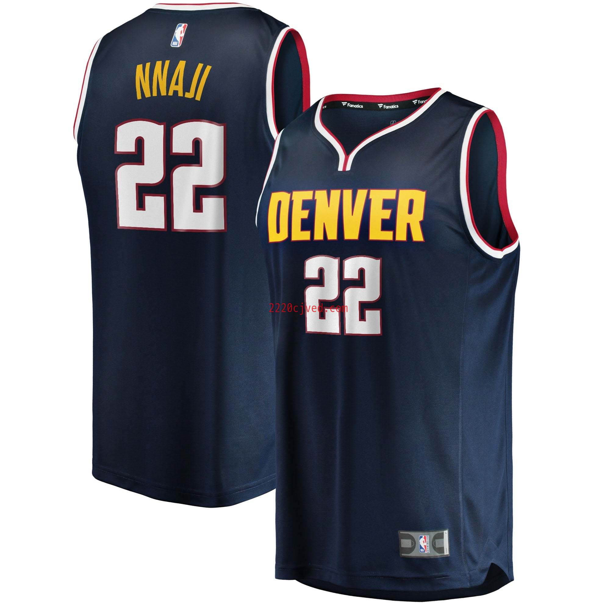 预发布站点、Zeke Nnaji Denver Nuggets Fanatics Branded 2021/22 Fast Break Replica Jersey - Icon Edition - Navy、FF-CUSTOM-12345