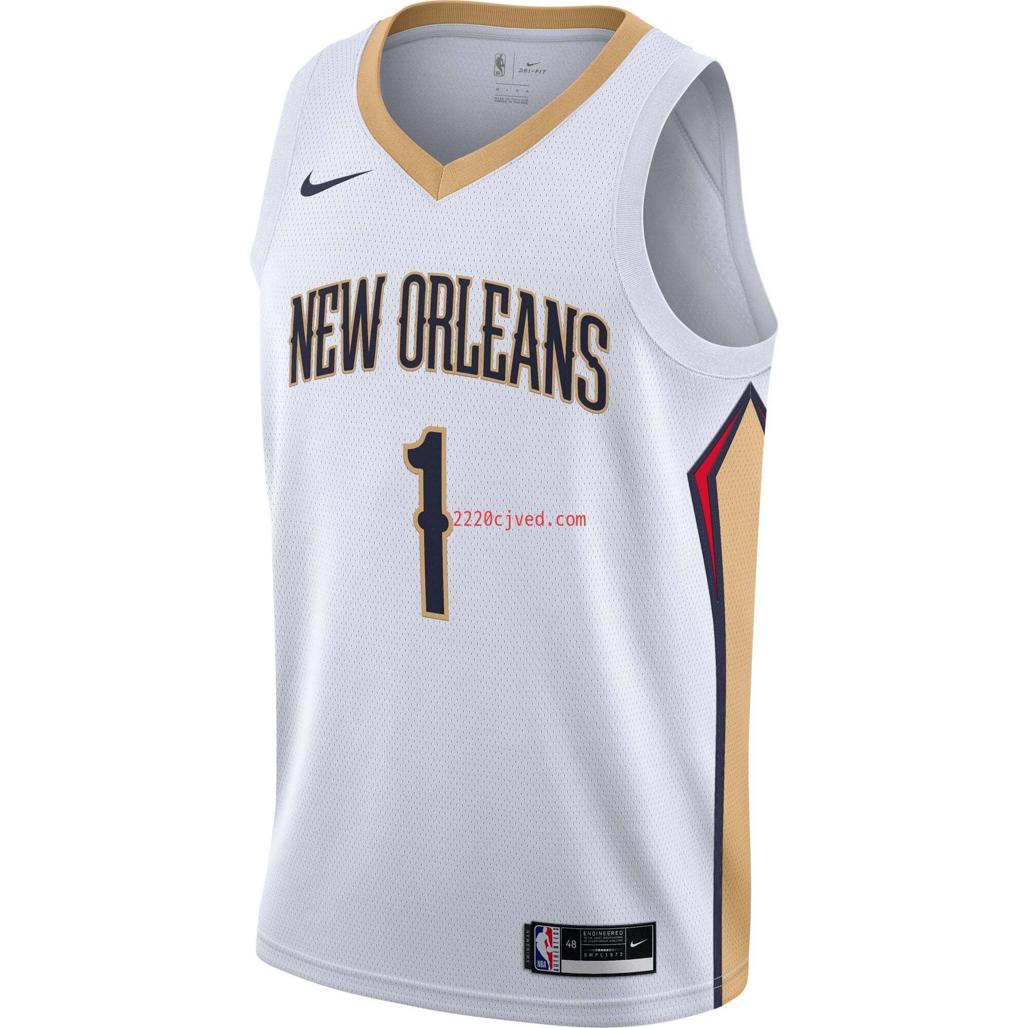 预发布站点、Zion Williamson New Orleans Pelicans Swingman Jersey - White - Association Edition、FF-CUSTOM-12345