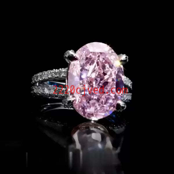 预发布站点、5ct Oval Cut Pink Sapphire Engagement Ring、testother-12345