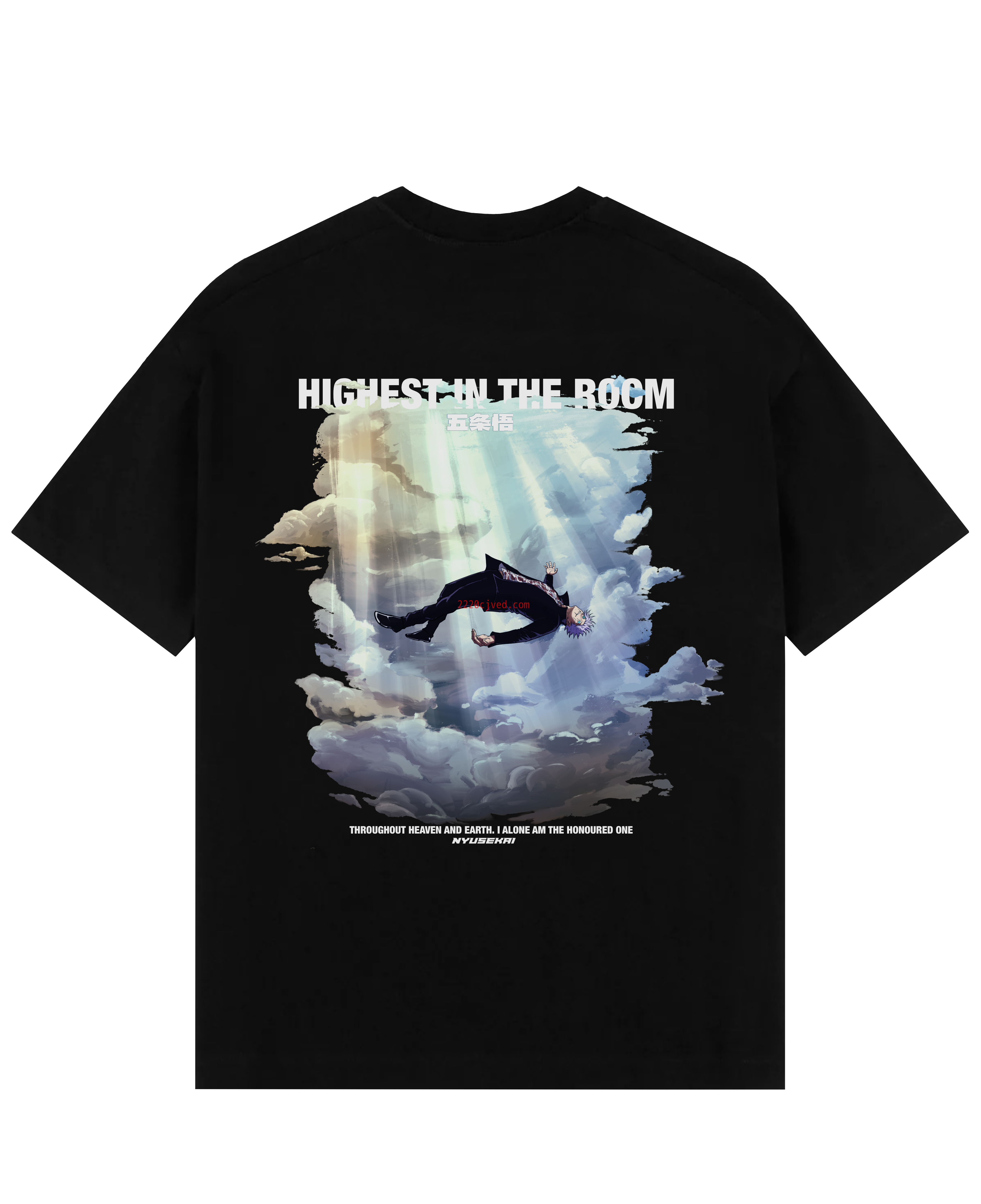 预发布站点、"Gojo X Highest In The Room - Jujutsu Kaisen" Oversize T-Shirt、mysite-12345