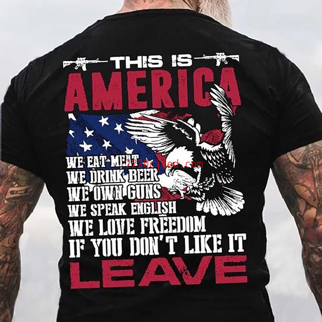 预发布站点、This is America If You Don't Like It Leave It Mens T-Shirt、xsh-12345