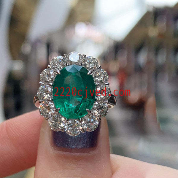 预发布站点、5ct Oval Cut Emerald Engagement Ring、testother-12345