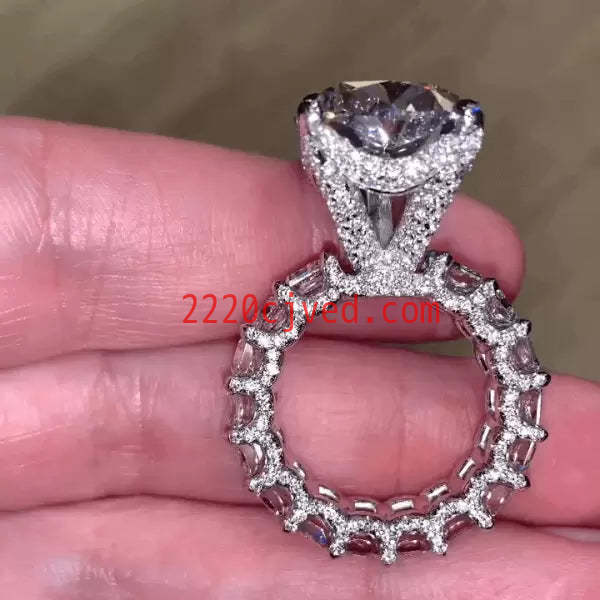 预发布站点、5ct Pear Cut White Sapphire Engagement Ring、testother-12345