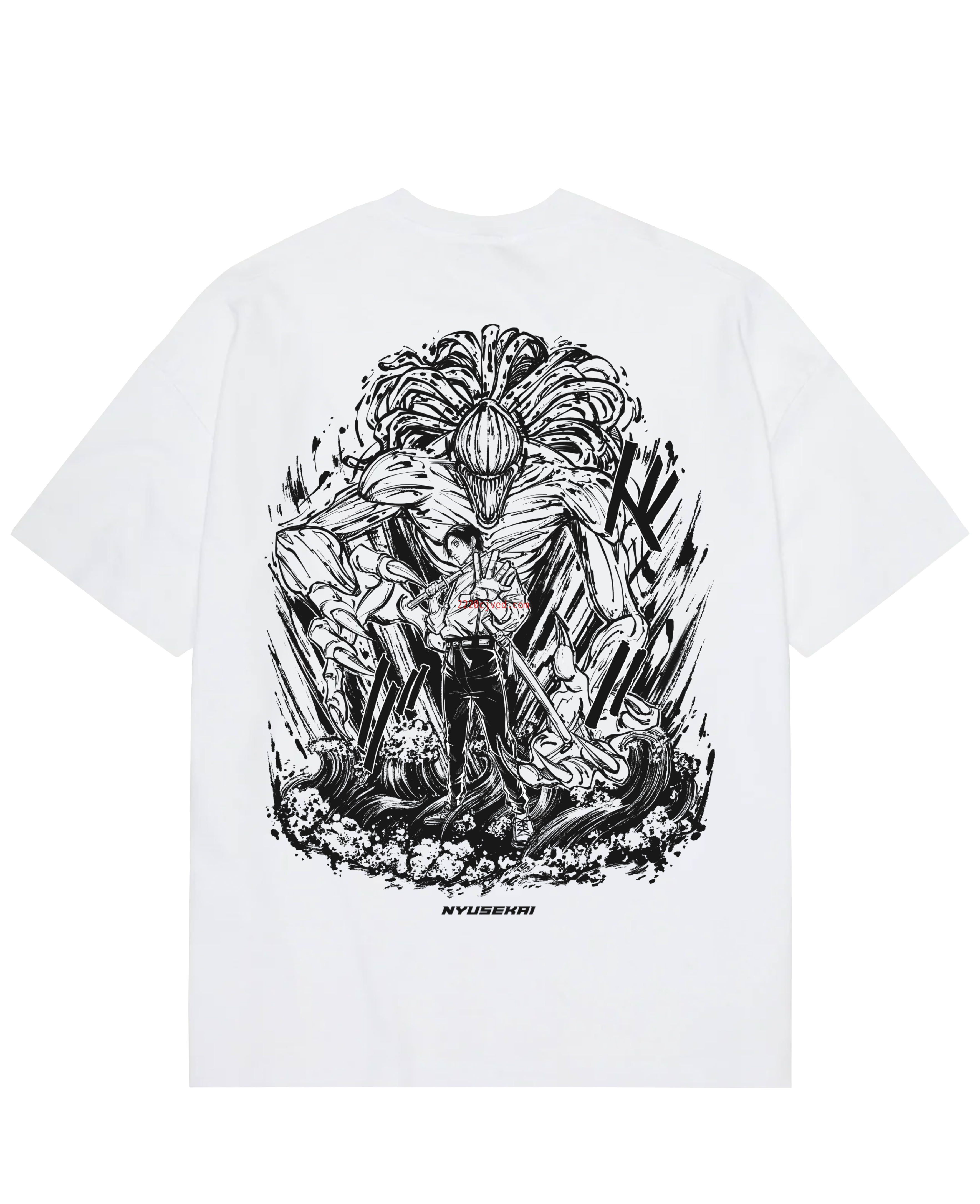 预发布站点、"Yuta X Rika - Jujutsu Kaisen" Oversize T-Shirt、mysite-12345