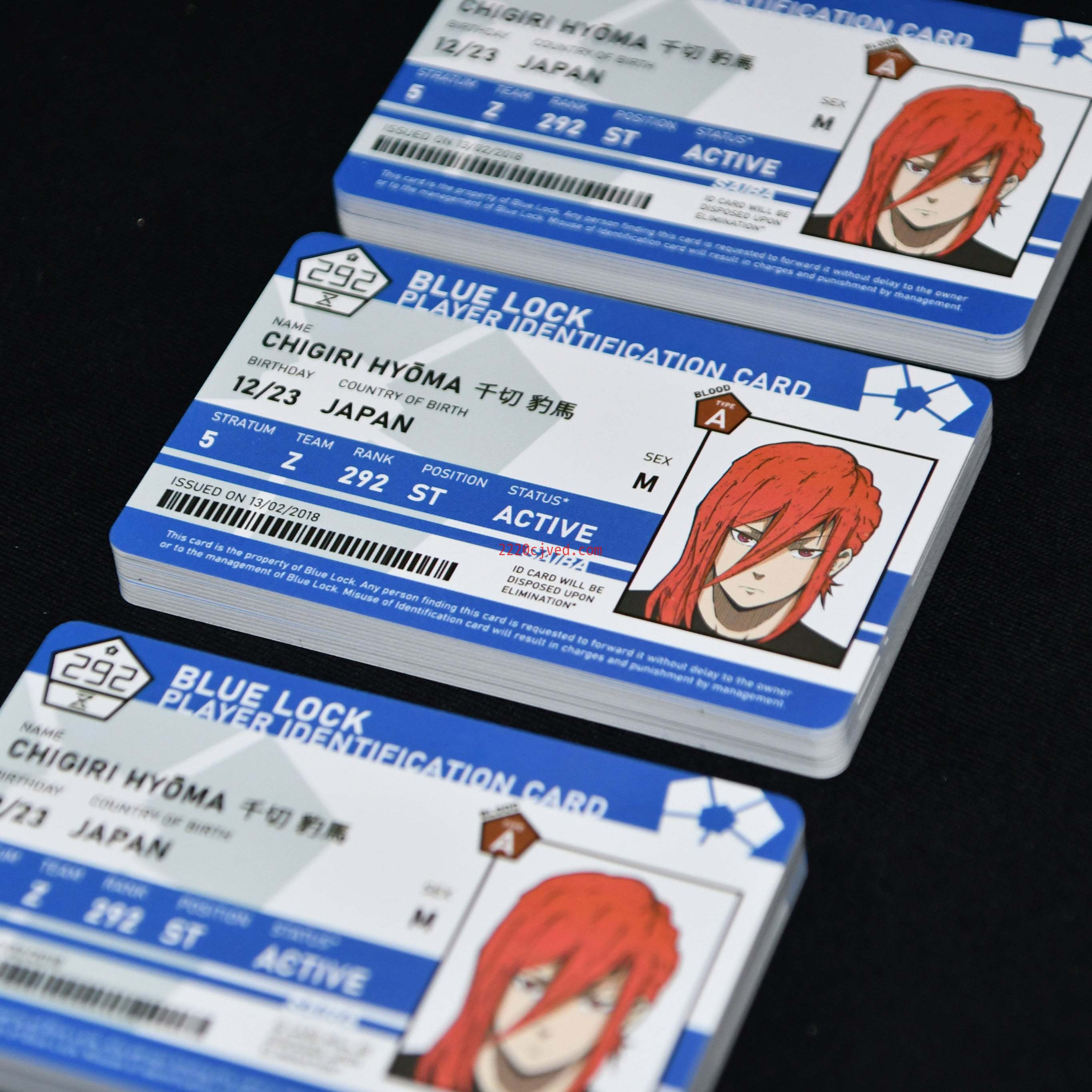 预发布站点、Blue Lock Identification Cards、mysite-12345