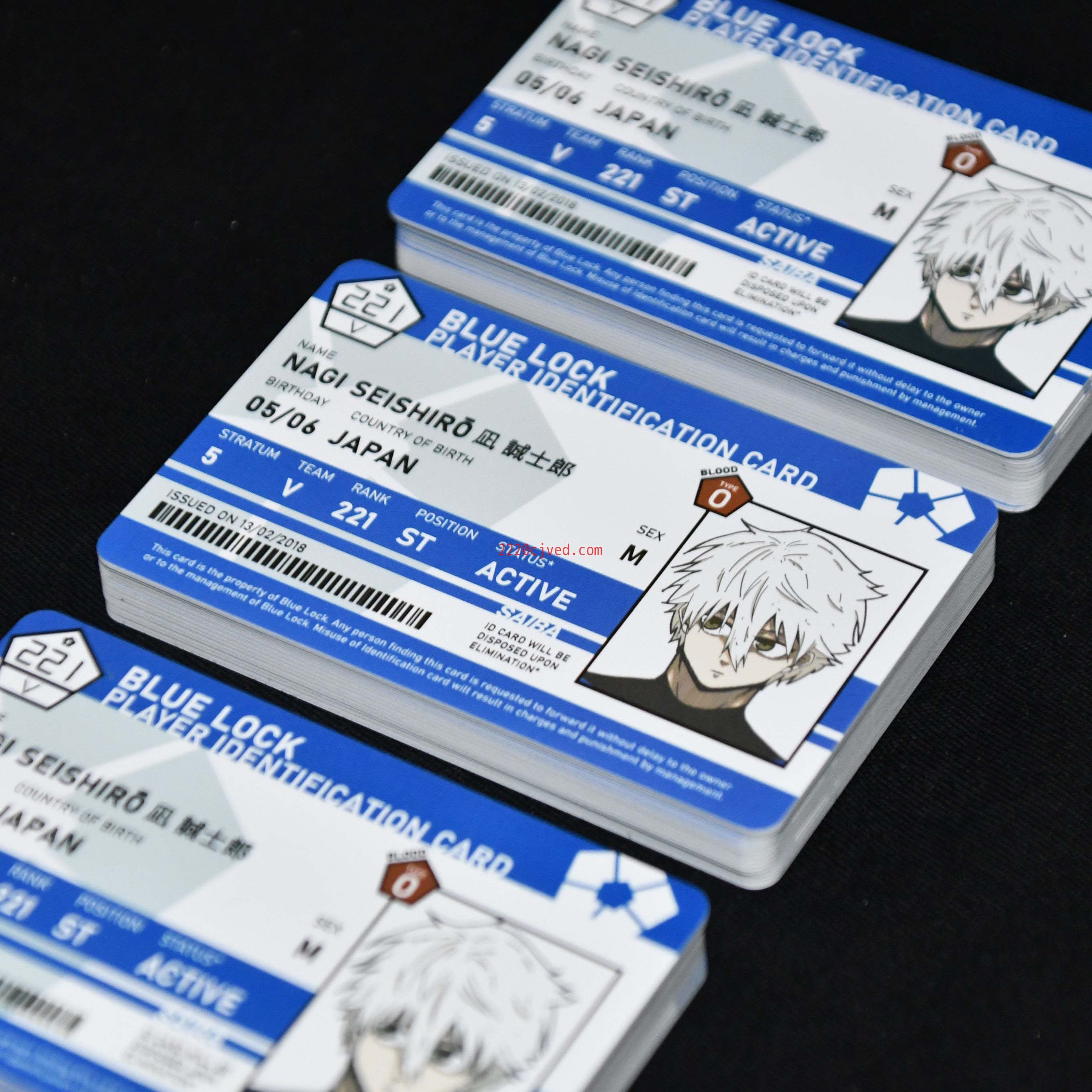 预发布站点、Blue Lock Identification Cards、mysite-12345